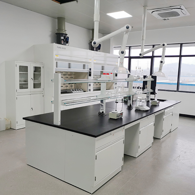 Laboratory Island Workbench Science Lab Chemistry con toque de fregadero de agua
