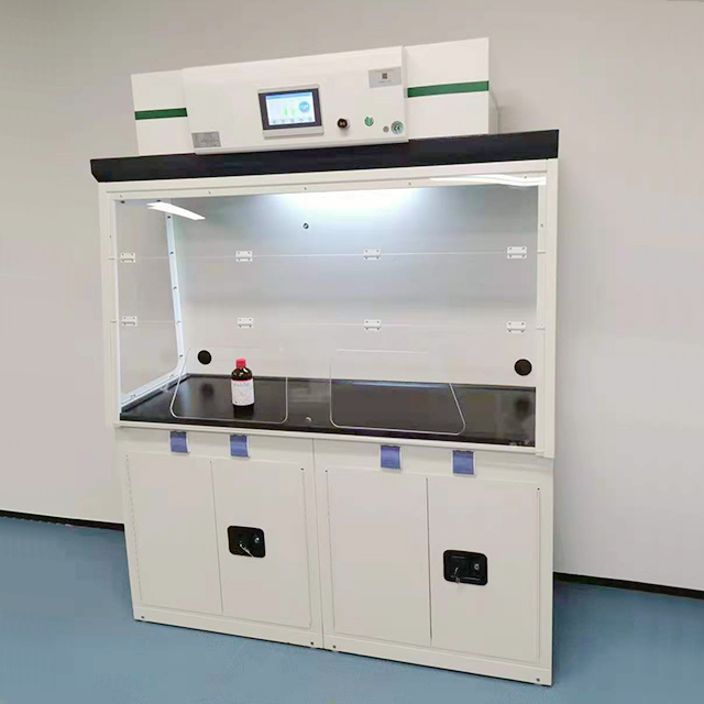 Campana de humo de laboratorio sin conductos para solución orgánica y de amoníaco